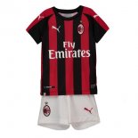 Maillot AC Milan Domicile Enfant 2018 2019 Rouge Pas Cher