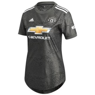 Maillot Manchester United Exterieur Femme 2020 2021 Noir Pas Cher