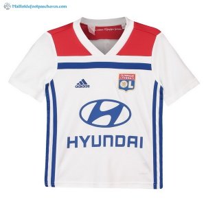 Maillot Lyon Domicile Enfant 2018 2019 Blanc Pas Cher