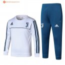 Survetement Juventus Enfant 2017 2018 Blanc Bleu Pas Cher