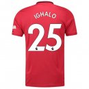 Maillot Manchester United NO.25 Ighalo Domicile 2019 2020 Rouge