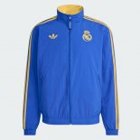 Veste Coupe-Vent Réversible Real Madrid 2026