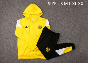 Sweat Shirt Capuche Borussia Dortmund 2022 Jaune