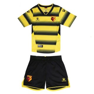 Maillot Watford Domicile Enfant 2021 2022 Jaune Pas Cher