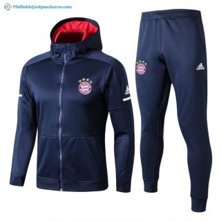 Survetement Bayern Munich 2017 2018 Bleu Marine Pas Cher