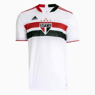 Thailande Maillot São Paulo Domicile 2021 2022 Blanc Pas Cher