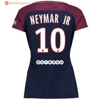 Maillot Paris Saint Germain Femme Domicile Neymar JR 2017 2018 Pas Cher