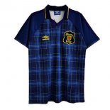 Thailande Maillot Écosse Domicile Retro 1994 1996 Bleu Pas Cher