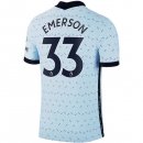 Maillot Chelsea NO.33 Emerson Exterieur 2020 2021 Bleu Pas Cher