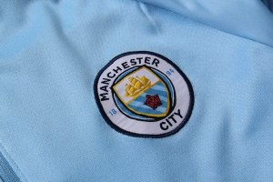 Survetement Enfant Manchester City 2018 2019 Bleu Noir Pas Cher