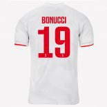 Maillot Juventus NO.19 Bonucci Exterieur 2019 2020 Gris Blanc Pas Cher