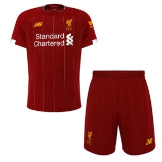 Maillot Liverpool Domicile Enfant 2019 2020 Rouge Pas Cher