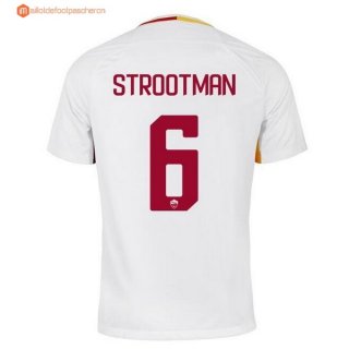 Maillot AS Roma Exterieur Strootman 2017 2018 Pas Cher