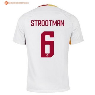 Maillot AS Roma Exterieur Strootman 2017 2018 Pas Cher Maillot AS Roma Exterieur Strootman 2017 2018 Pas Cher