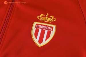 Survetement AS Monaco Enfant 2017 2018 Rouge Pas Cher