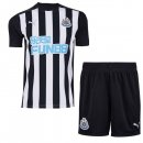 Maillot Newcastle United Domicile Enfant 2020 2021 Blanc Noir Pas Cher