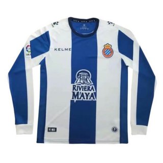Maillot Español Domicile ML 2018 2019 Bleu Pas Cher Maillot Español Domicile ML 2018 2019 Bleu Pas Cher