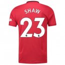 Maillot Manchester United NO.23 Shaw Domicile 2019 2020 Rouge
