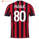 Maillot Milan Domicile Pasalic 2017 2018 Pas Cher