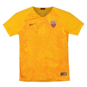 Maillot AS Roma Third Enfant 2018 2019 Jaune Pas Cher