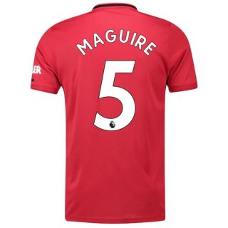 Maillot Manchester United NO.5 Maguire Domicile 2019 2020 Rouge