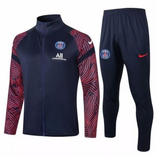 Survetement Paris Saint Germain 2020 2021 Noir Rouge Pas Cher