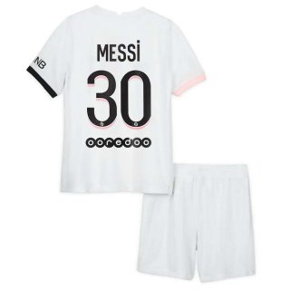 Maillot Paris Saint Germain NO.30 Messi Exterieur Enfant 2021 2022