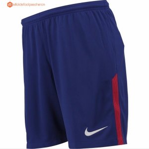 Domicile Pantalon Atlético de Madrid 2017 2018 Bleu Pas Cher