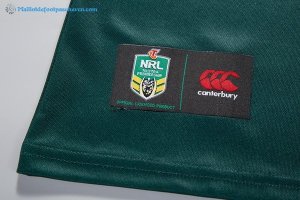 Maillot Rugby Australie RLWC Domicile 2017 2018 Vert Pas Cher