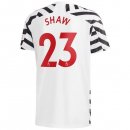 Maillot Manchester United NO.23 Shaw Third 2020 2021 Blanc Pas Cher