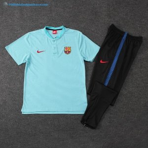 Polo Barcelona Ensemble Complet 2017 2018 Bleu Pas Cher