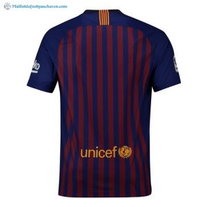 Maillot Barcelona Domicile 2018 2019 Bleu Rouge Pas Cher