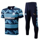 Maillot Marseille Ensemble Complet 2022 2023 Bleu