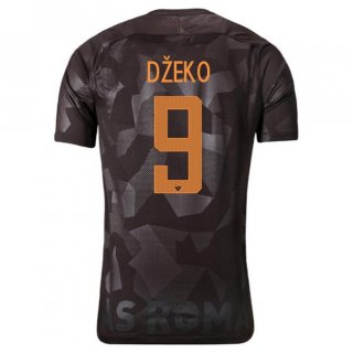 Maillot AS Roma Domicile Dzeko 2017 2018 Pas Cher