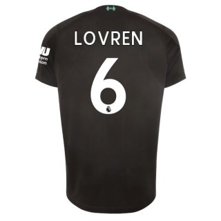 Maillot Liverpool NO.6 Lovren Third 2019 2020 Noir Pas Cher Maillot Liverpool NO.6 Lovren Third 2019 2020 Noir Pas Cher