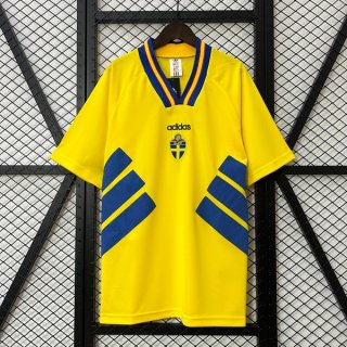 Thailande Maillot Suède Domicile Retro 1994 Thailande Maillot Suède Domicile Retro 1994