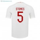 Maillot Angleterre Domicile Stones 2018 Blanc Pas Cher