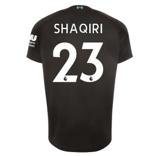 Maillot Liverpool NO.23 Shaqiri Third 2019 2020 Noir Pas Cher