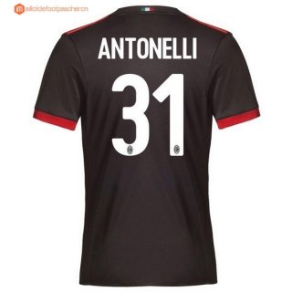 Maillot Milan Third Antonelli 2017 2018 Pas Cher Maillot Milan Third Antonelli 2017 2018 Pas Cher