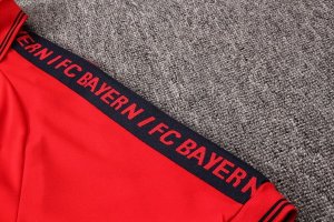 Polo Ensemble Complet Bayern Munich 2019 2020 Rouge Gris Pas Cher