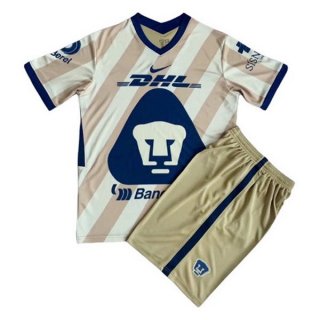 Maillot UNAM Pumas Third Enfant 2020 2021 Jaune Pas Cher