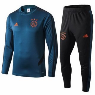 Survetement Ajax 2019 2020 Bleu Noir Pas Cher Survetement Ajax 2019 2020 Bleu Noir Pas Cher