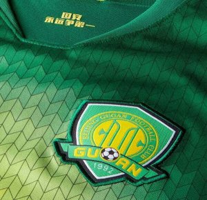 Thailande Maillot Guoan Domicile 2020 2021 Vert