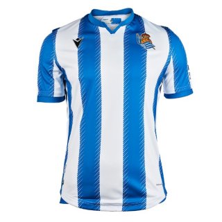 Maillot Real Sociedad Domicile 2019 2020 Bleu Pas Cher