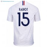 Maillot France Exterieur Rabiot 2018 Blanc Pas Cher