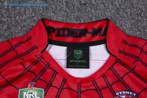 Maillot Rugby Sydney Roosters 2017 2018 Rouge Pas Cher