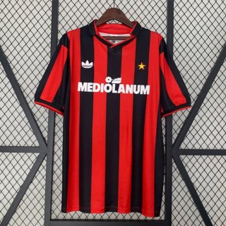 Thailande Maillot AC Milan Domicile Retro 1990 1991 Thailande Maillot AC Milan Domicile Retro 1990 1991