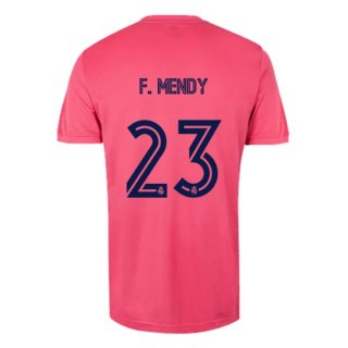 Maillot Real Madrid Exterieur NO.23 F. Mendy 2020 2021 Rose Pas Cher Maillot Real Madrid Exterieur NO.23 F. Mendy 2020 2021 Rose Pas Cher