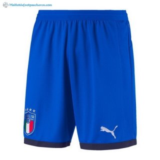 Pantalon Italie Domicile 2018 Bleu Pas Cher