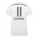 Maillot Bayern Munich NO.11 Cuisance Exterieur 2019 2020 Blanc Pas Cher